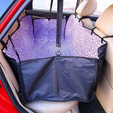 Pet carriers Paw pattern Car Pet Seat Cover