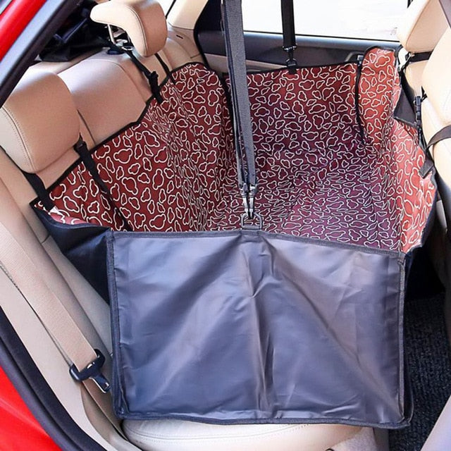 Pet carriers Paw pattern Car Pet Seat Cover