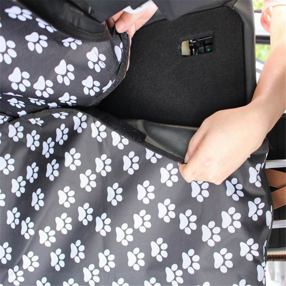 Pet carriers Paw pattern Car Pet Seat Cover
