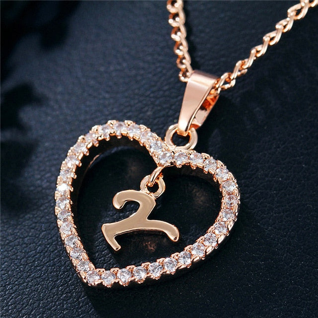 Romantic Love Pendant Necklace For Girls
