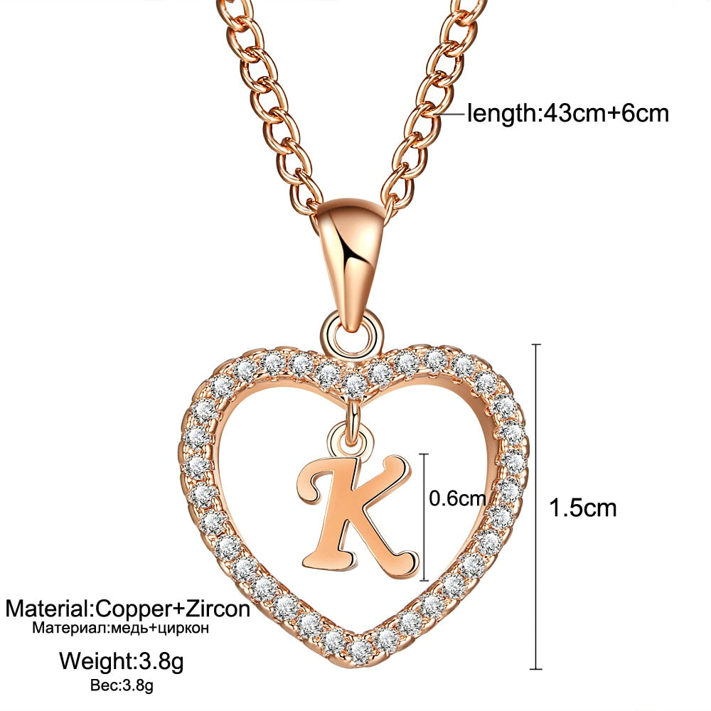 Romantic Love Pendant Necklace For Girls