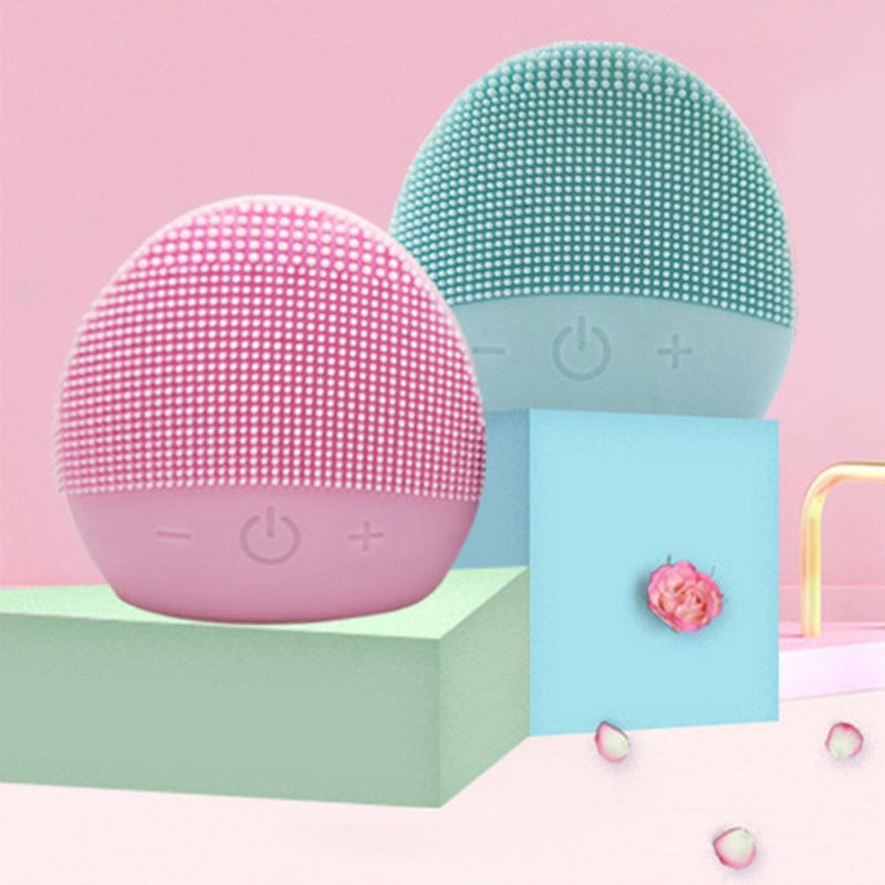USB Facial Cleansing Brush Sonic Vibration Mini Face Cleaner