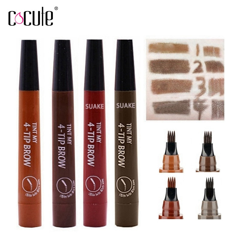 5 Colors Pen Eyebrow Liner Pen