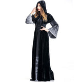 Vintage Witch Long Sleeve Maxi Dress