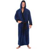 Men's Lengthened Bath Robe Home Clothes