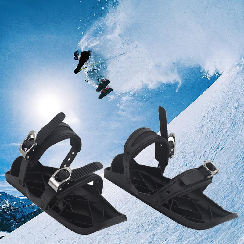 Portable Skiing Shoes Combine Skates With Skis
