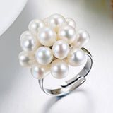 Freshwater Flower Wedding Ring
