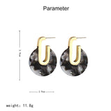 Acrylic Geometric Drop Earrings
