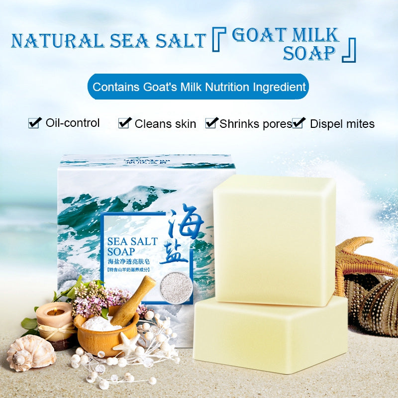 Sea Salt Soap Natural Advanced Wash Skin Whitening Soap