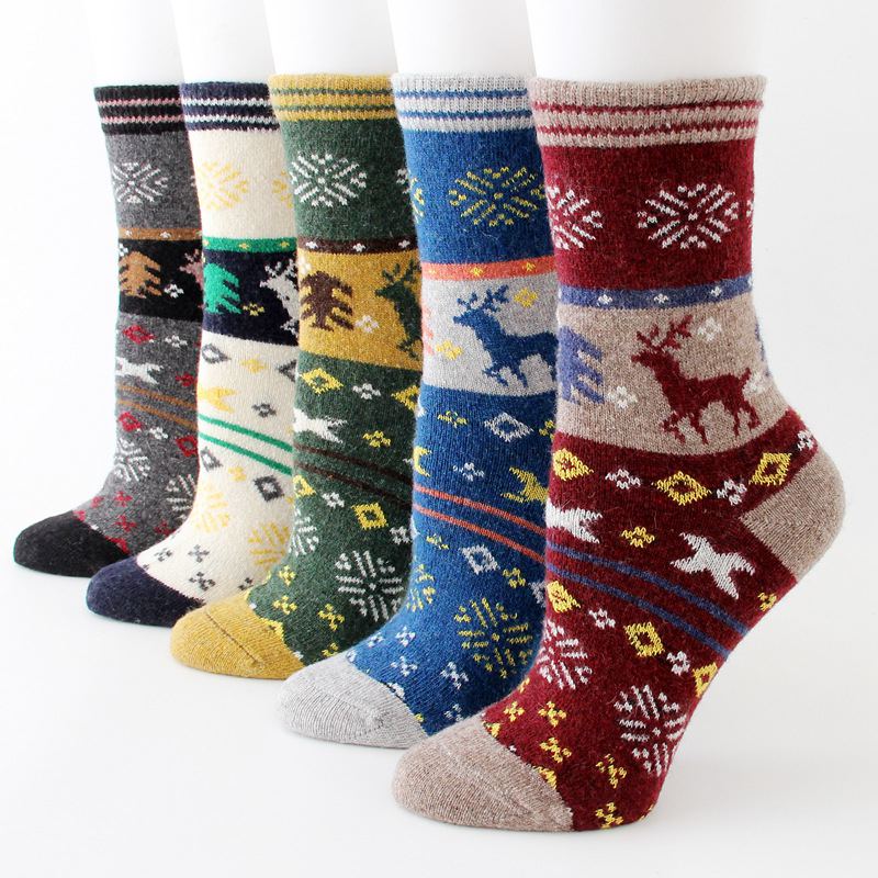 Outdoor Sport Socks Christmas Woolen Socks