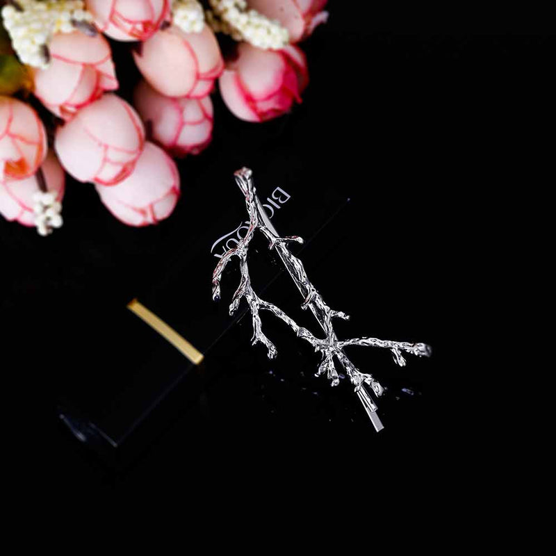 Antlers branch alloy side clip Jewelry