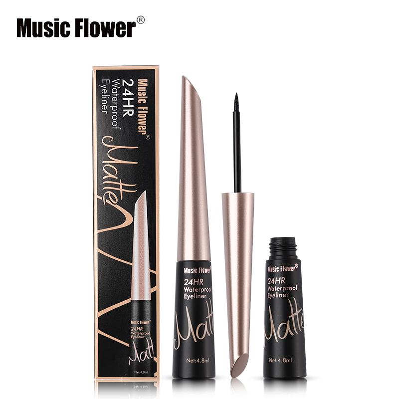 Music Flower Brand Waterproof Liqiud Eyeliner Pencil