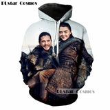 Game of Thrones Jon Snow Print Hoodies