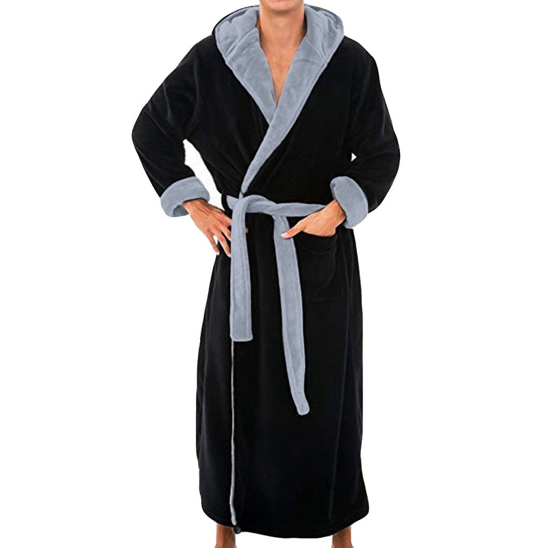 Men's Lengthened Bath Robe Home Clothes