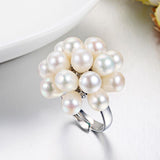 Freshwater Flower Wedding Ring
