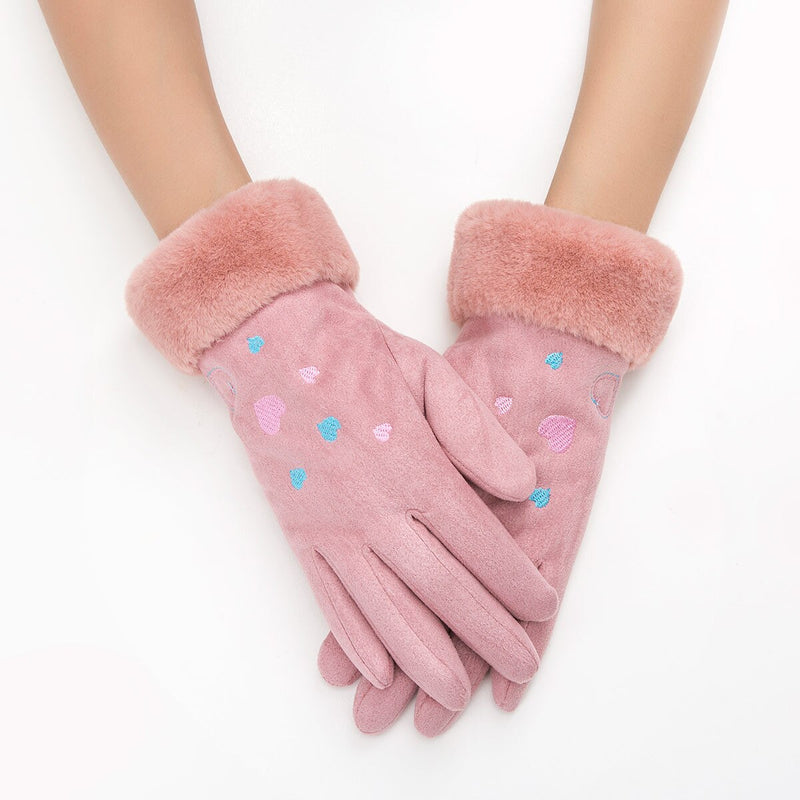 Thick Touch Screen Fingers Gloves