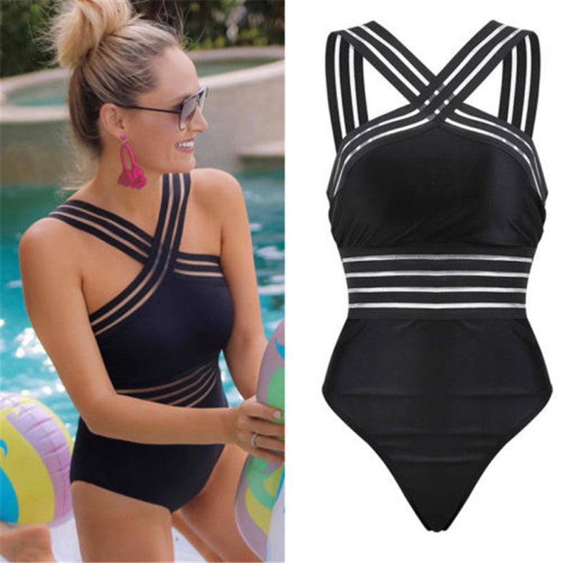 Women High Neck Bathing Suits