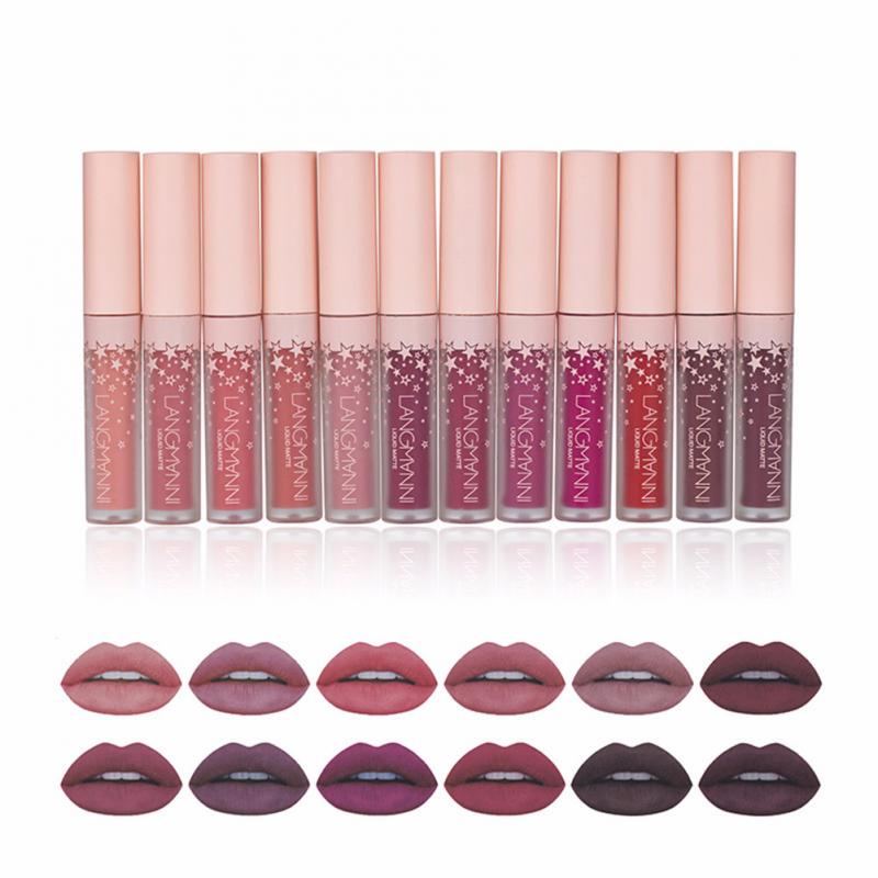 12PCS Waterproof Lipstick