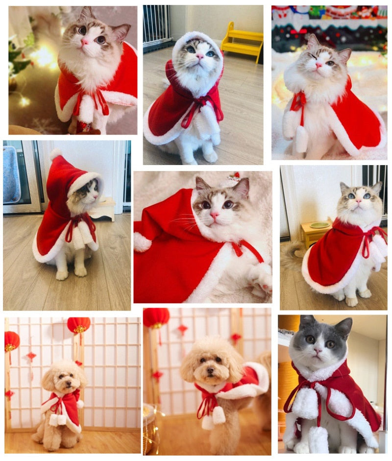 Pet Christmas Hooded Cloth