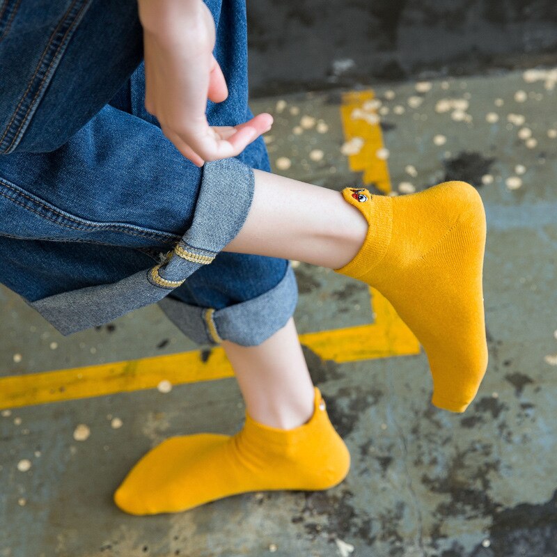 Happy Funny Casual ankle Socks