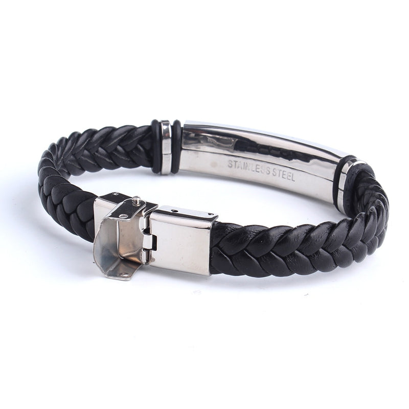 Engrave Leather Love Bangle & Bracelet