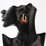 Acrylic Geometric Drop Earrings