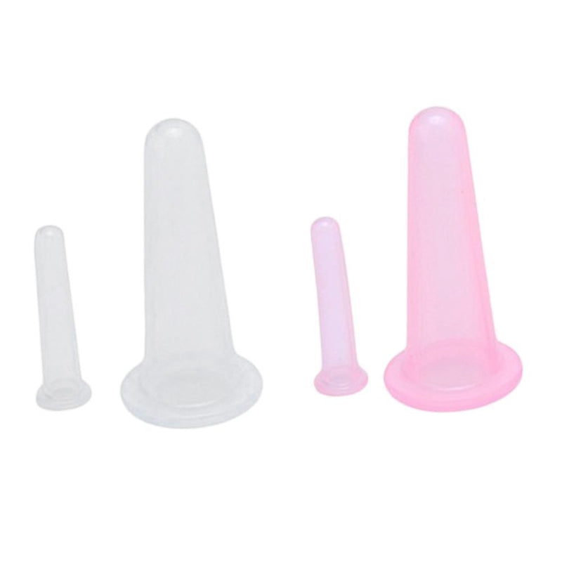 2pcs/set Silicone  jar vacuum cupping cans