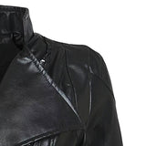 Winter Gothic Black Faux Leather Jackets