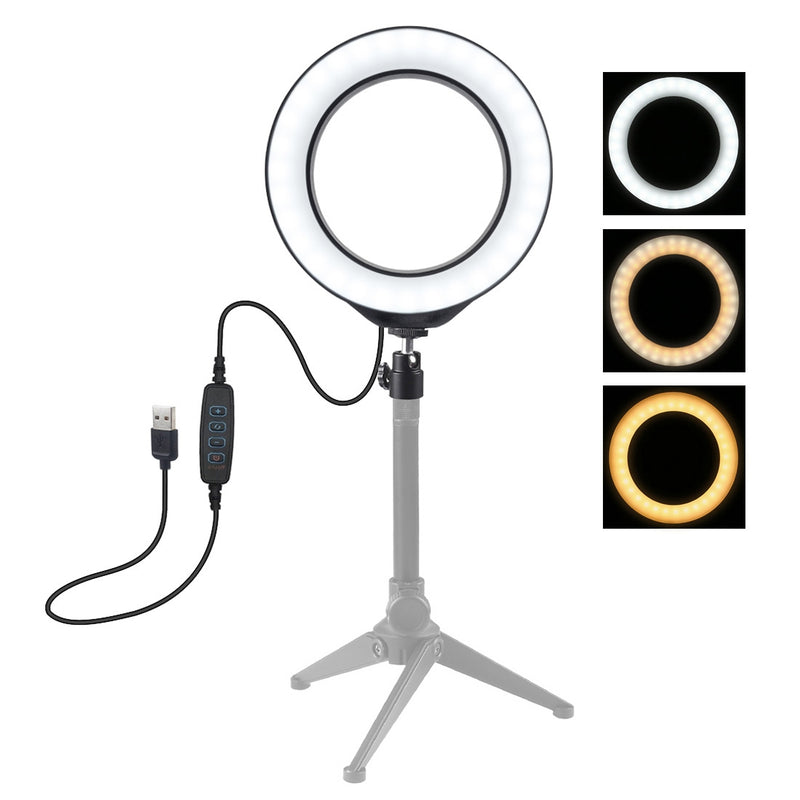 USB 3 Modes Dimmable LED Ring Lights