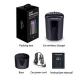 10W Car Wireless Charger Cup with USB