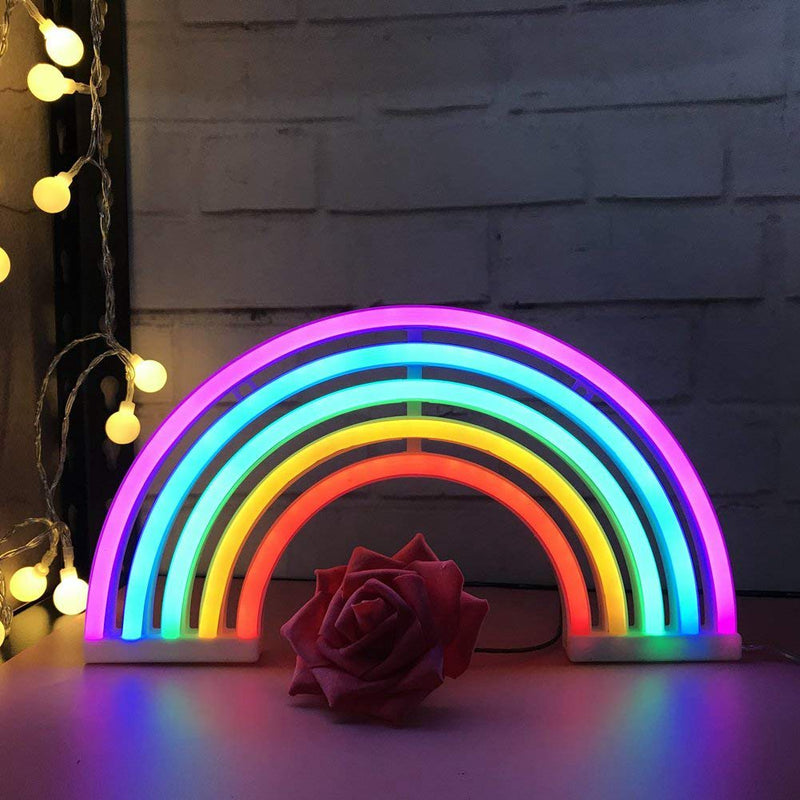 Cute Rainbow Neon Sign LED Light