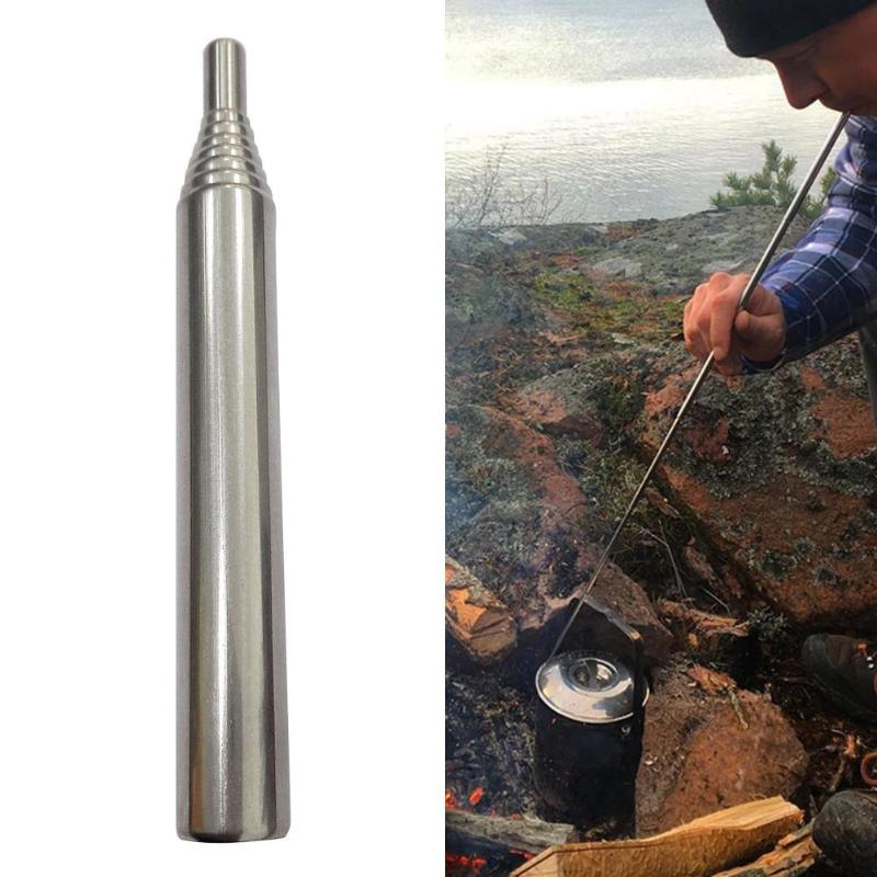 1pc Stainless Steel Campfire Fire Tool