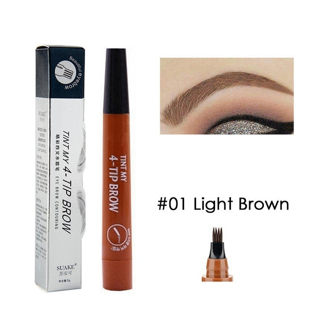 5 Colors Pen Eyebrow Liner Pen