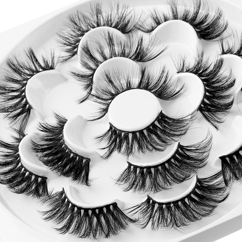 7 Pairs 3D Mink Hair False Eyelashes