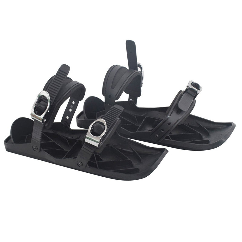 Portable Skiing Shoes Combine Skates With Skis