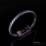 Travel Fast USB Phone Chargers Leather Bracelet