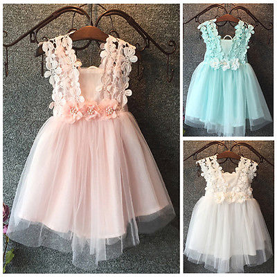 Baby Beautiful Girl Flower Gown