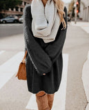 Long Sweater Yellow Black Pink Sweater Dress