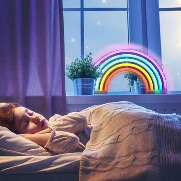 Cute Rainbow Neon Sign LED Light