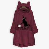 Women Sweatshirt Long Pocket Hoodie