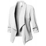 Women Long Sleeve Black Blazers