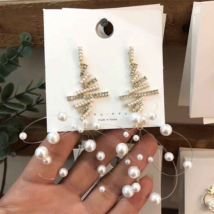 Korean Knot Drop Earrings For Women