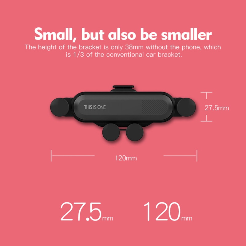 Gravity Car phone Holder For iphone, Samsung