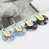 Acrylic Geometric Drop Earrings