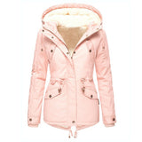 Women Winter Pocket Overcoat