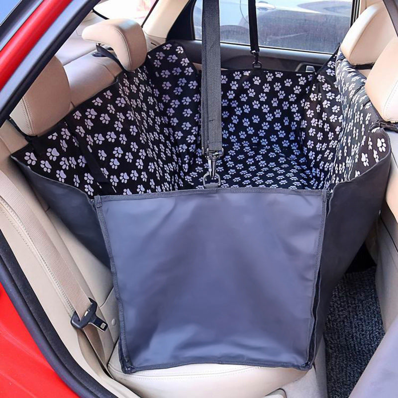 Pet carriers Paw pattern Car Pet Seat Cover